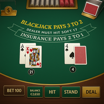 AmunRa Casino - Blackjack Table Game